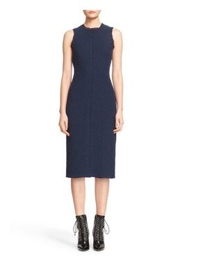 Rebecca Taylor Bouclé Tweed Sheath Dress Size 8
